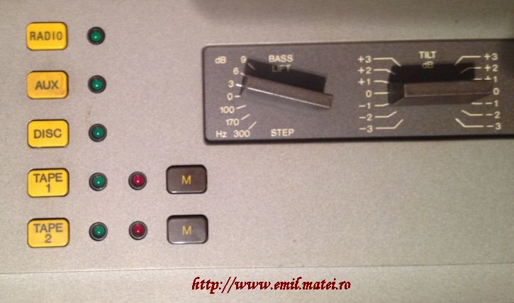 My QUAD44 Preamplifier (detail of front panel)