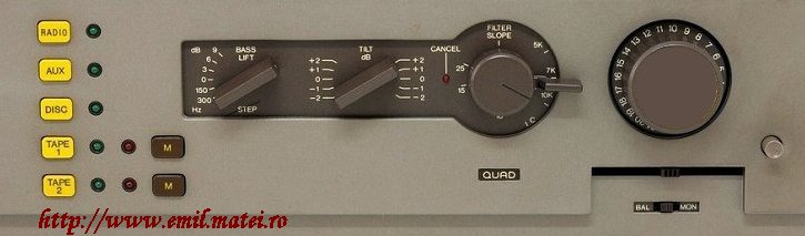 QUAD44 Preamplifier (front panel)